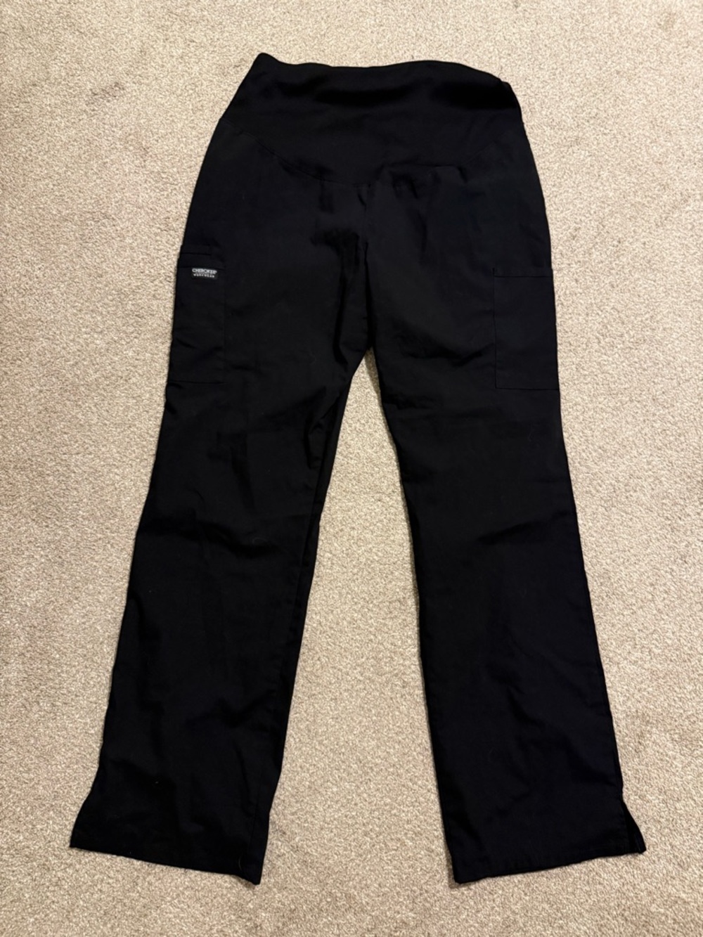 Maternity scrub pants Cherokee size large tall black